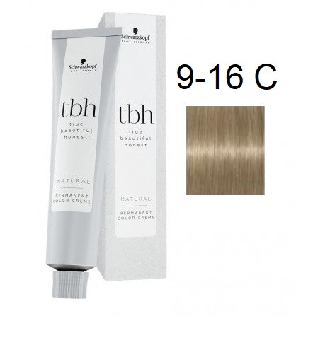 Перманентная краска для волос Schwarzkopf TBH Permanent 9-16 C Очень ...