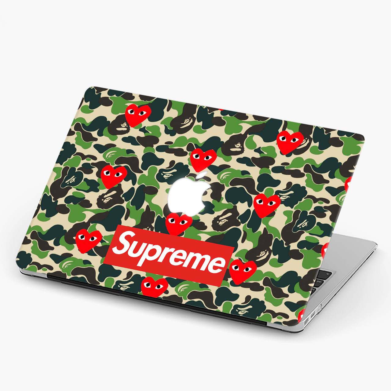 Чехол пластиковый для Apple MacBook Pro 13 A1278 Бейп (Bape) макбук про ...