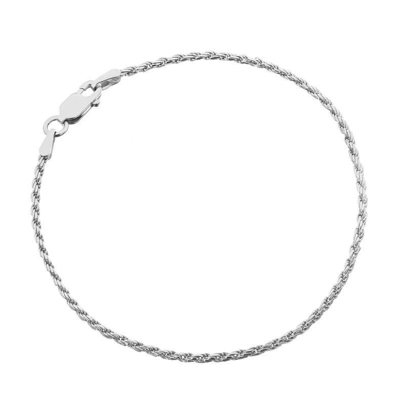 

Серебряный браслет Silvex925 родированный - жгут 802Р 2/18