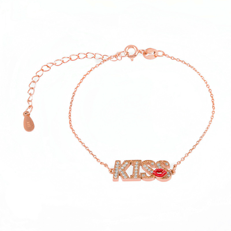 

Серебряный браслет Silvex925 "Kiss" Б3Ф/816
