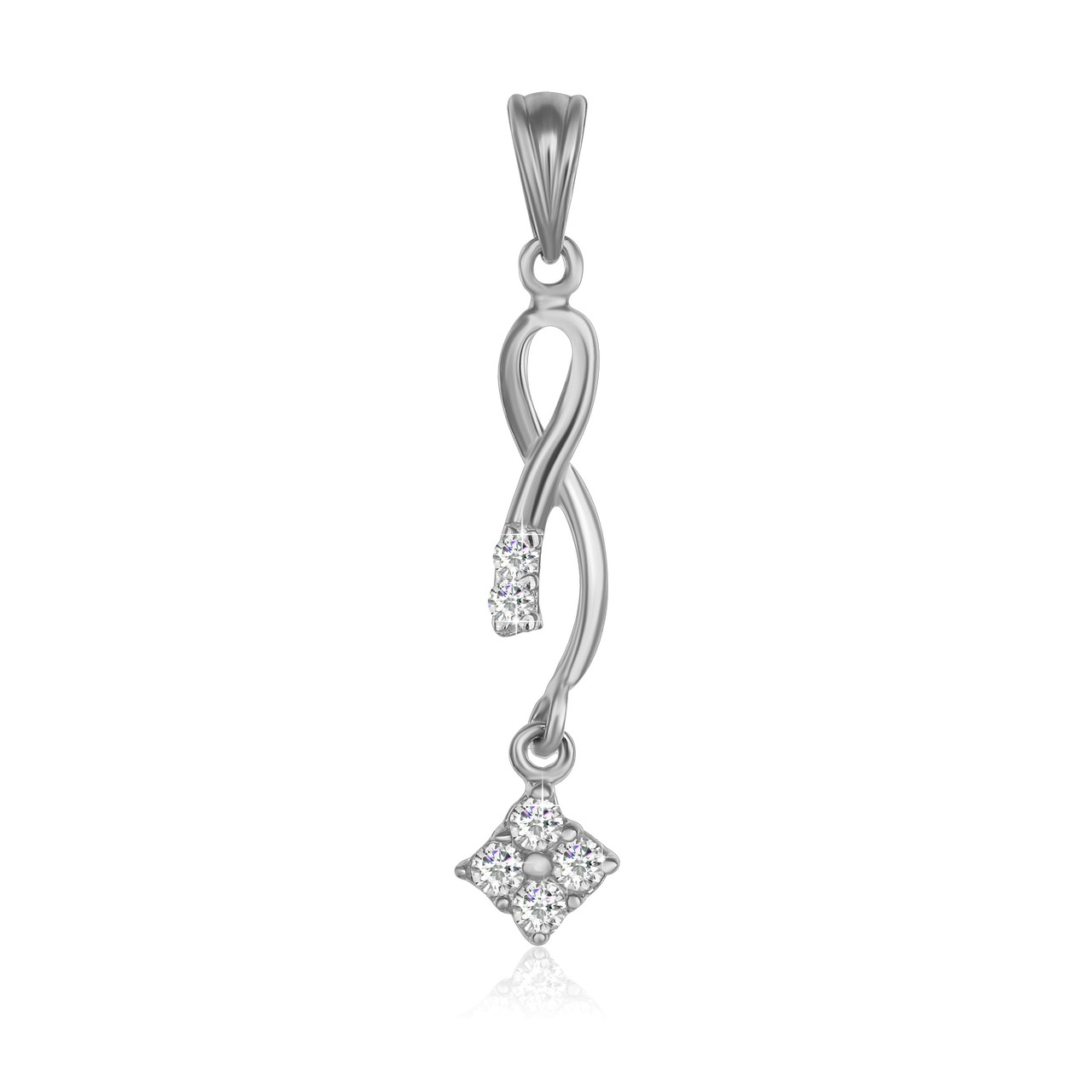 

Серебряная подвеска Silvex925 с фианитом П2Ф/421