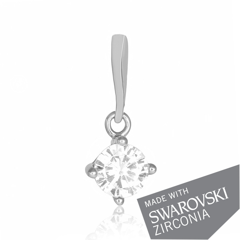 

Серебряная подвеска, кулон Silvex925 с цирконием SWAROVSKI ZIRCONIA П2С/332