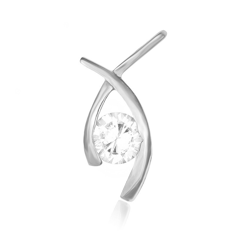 

Серебряная подвеска Silvex925 с фианитом П2Ф/837