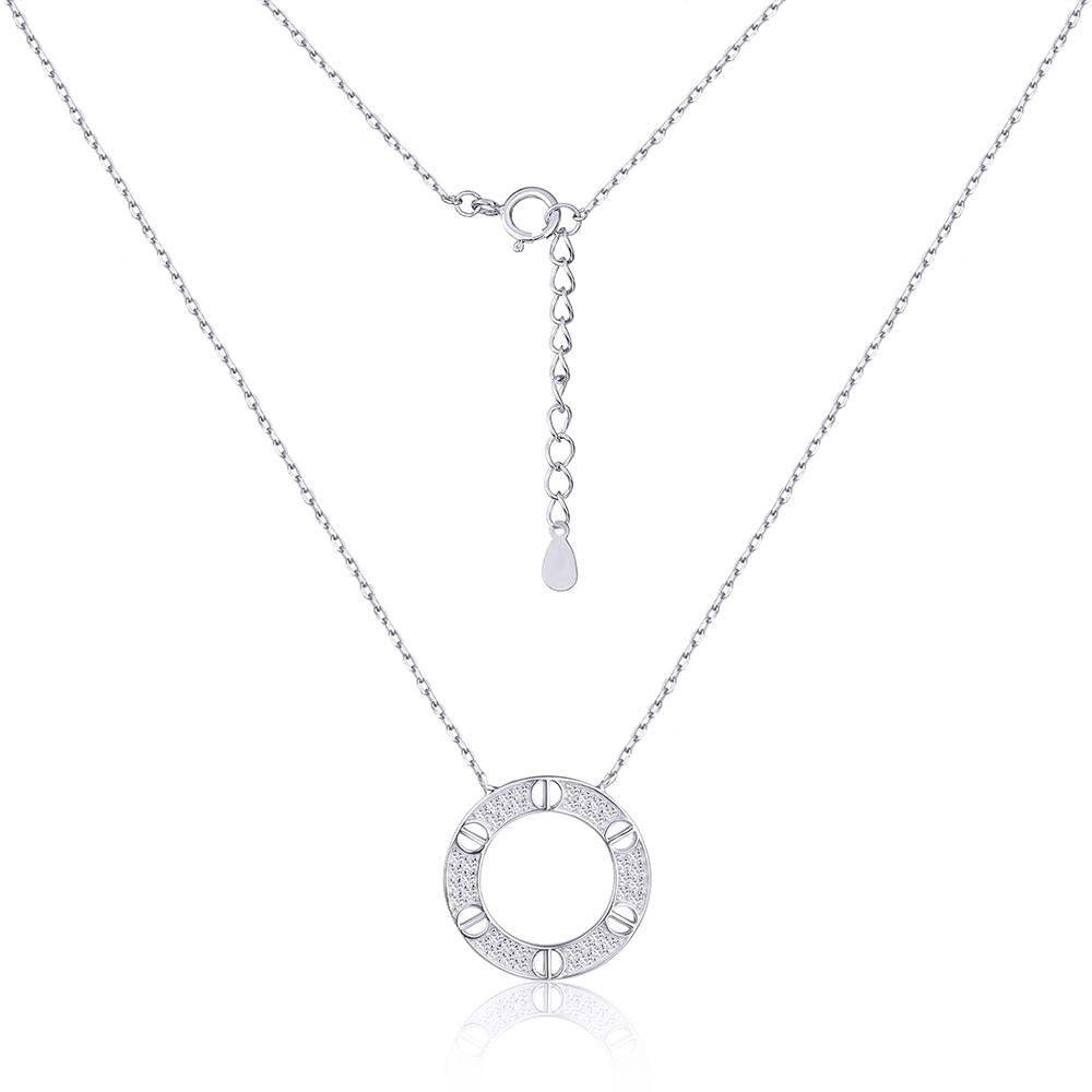 

Серебряное колье Silvex925 с фианитами Кл2ф/1028