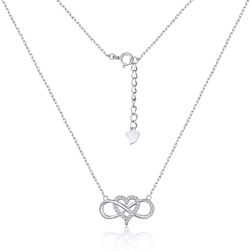 

Серебряное колье Silvex925 с фианитами Кл2Ф/1030