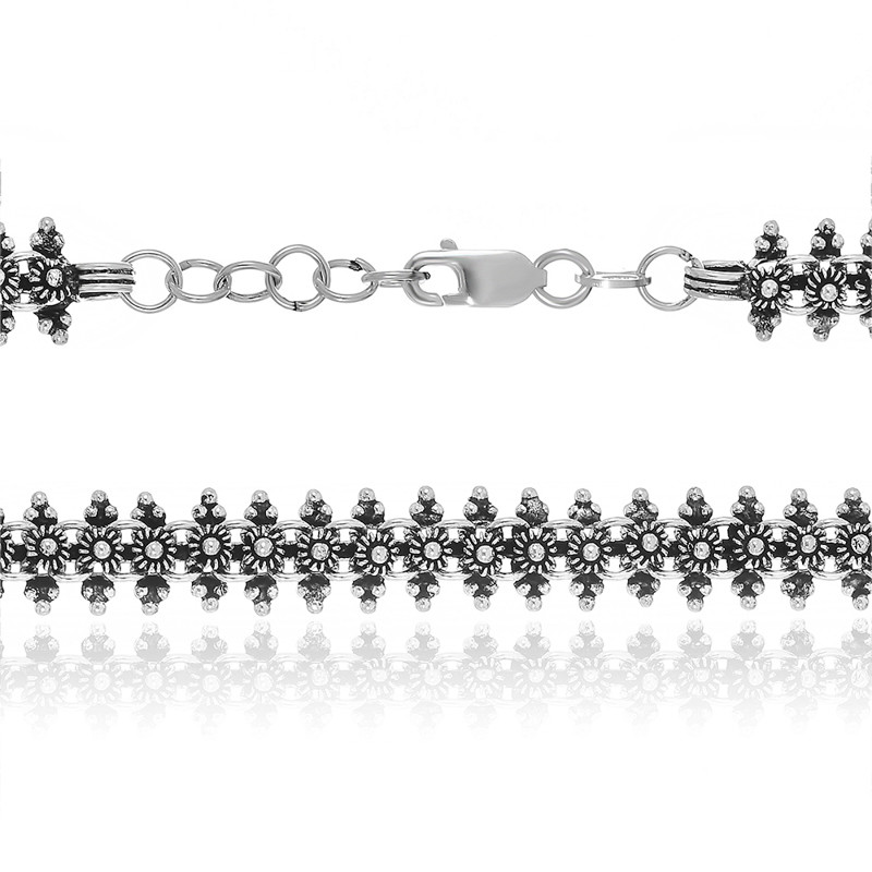 

Серебряная цепь Silvex925 - кармен 980 1/45, женская