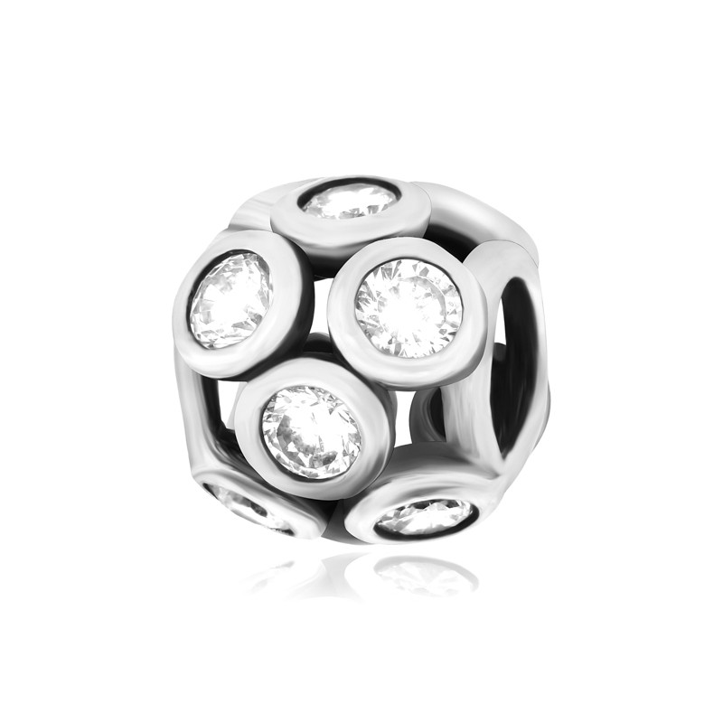 

Серебряная бусина - шарм Silvex925 "Вечность" П5Ф/8038