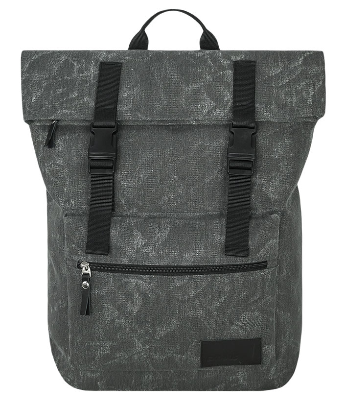 

Рюкзак Exodus Эксодус Leather Canvas серый