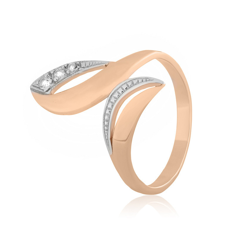 

Серебряное кольцо позолоченное с фианитом Silvex925 К3Ф/109 - 20,5