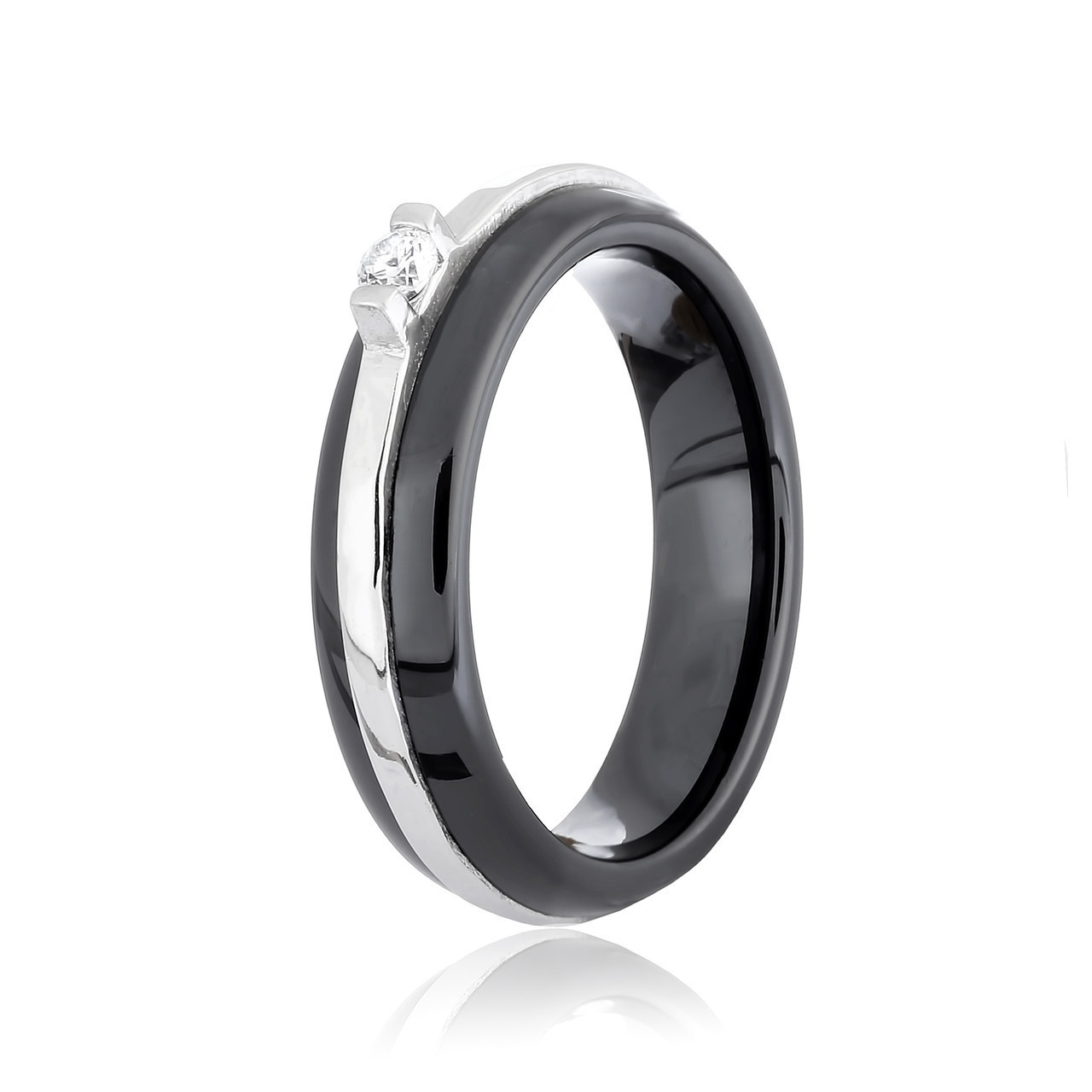 

Серебряное кольцо керамическое Silvex925 К2ФК/1002 - 17,5
