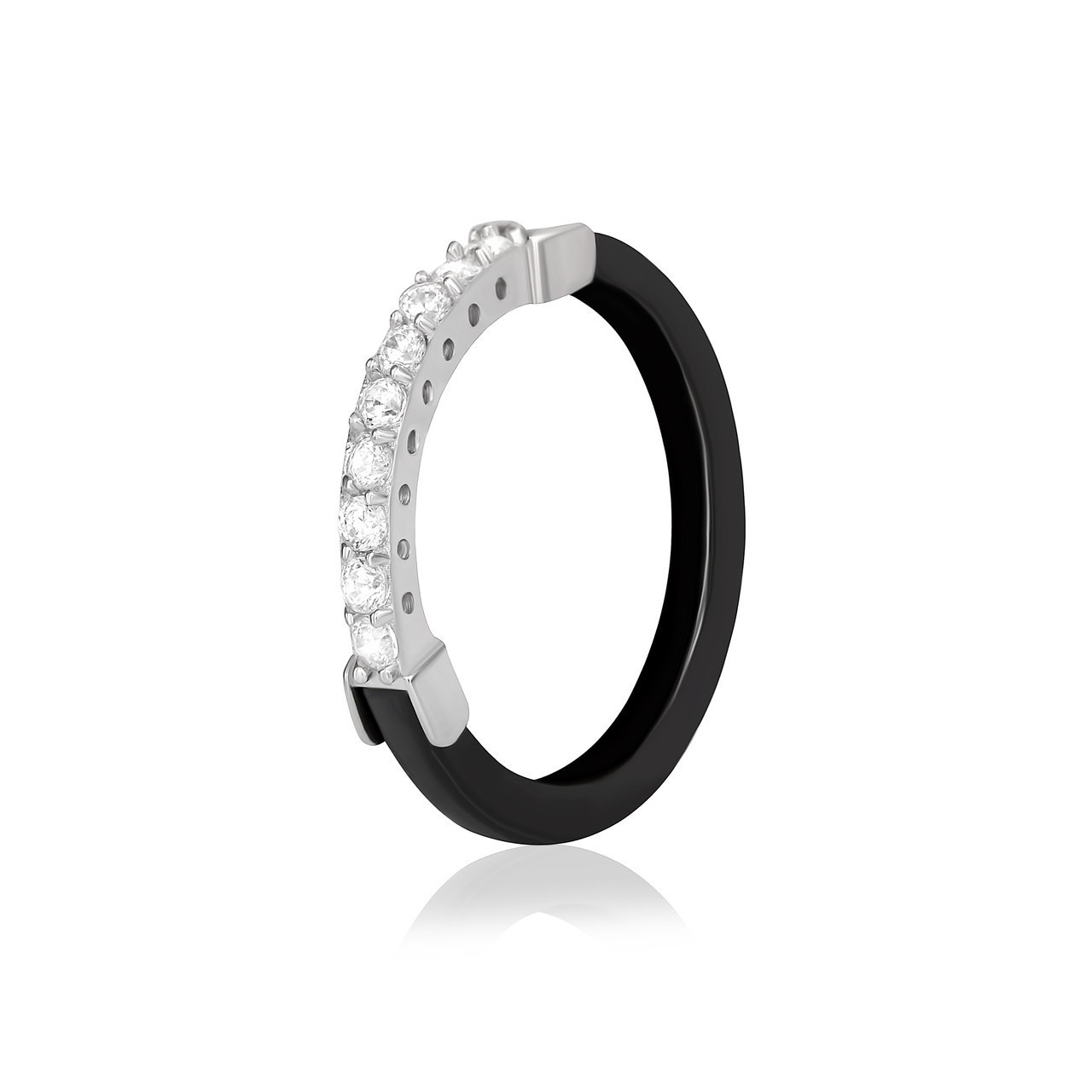 

Серебряное кольцо керамическое Silvex925 К2ФК/1014 - 17,5