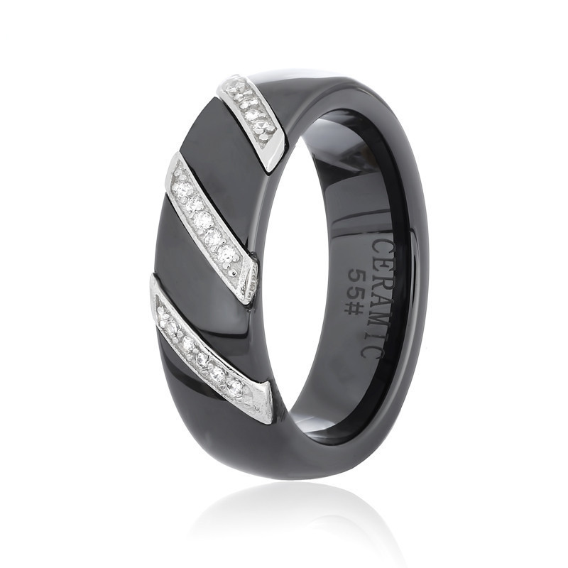 

Серебряное кольцо керамическое Silvex925 КК2ФК/1008 - 19
