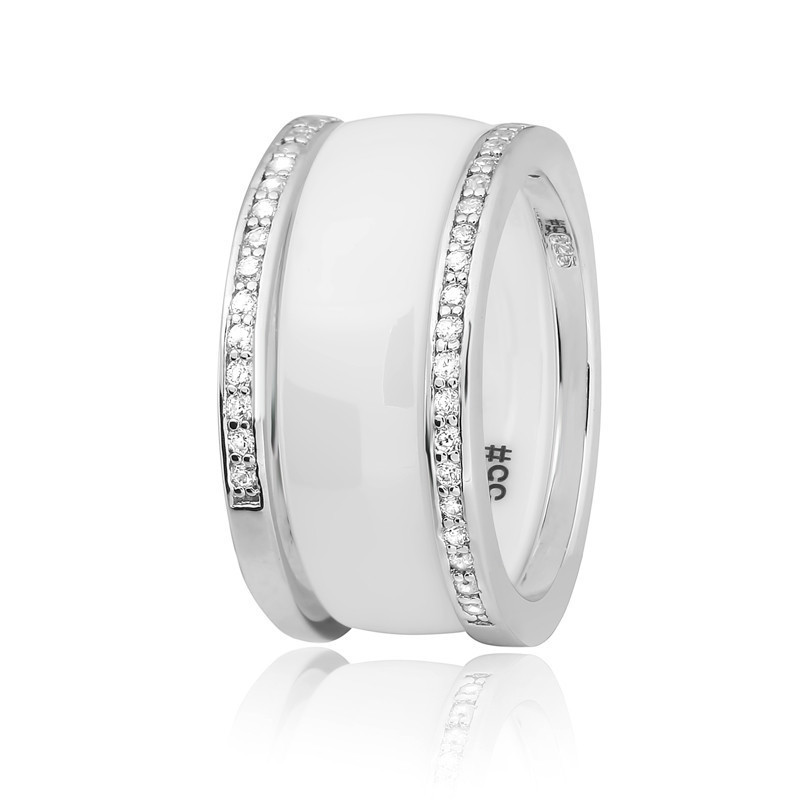 

Серебряное кольцо керамическое Silvex925 К2ФК1/1001 - 18,5