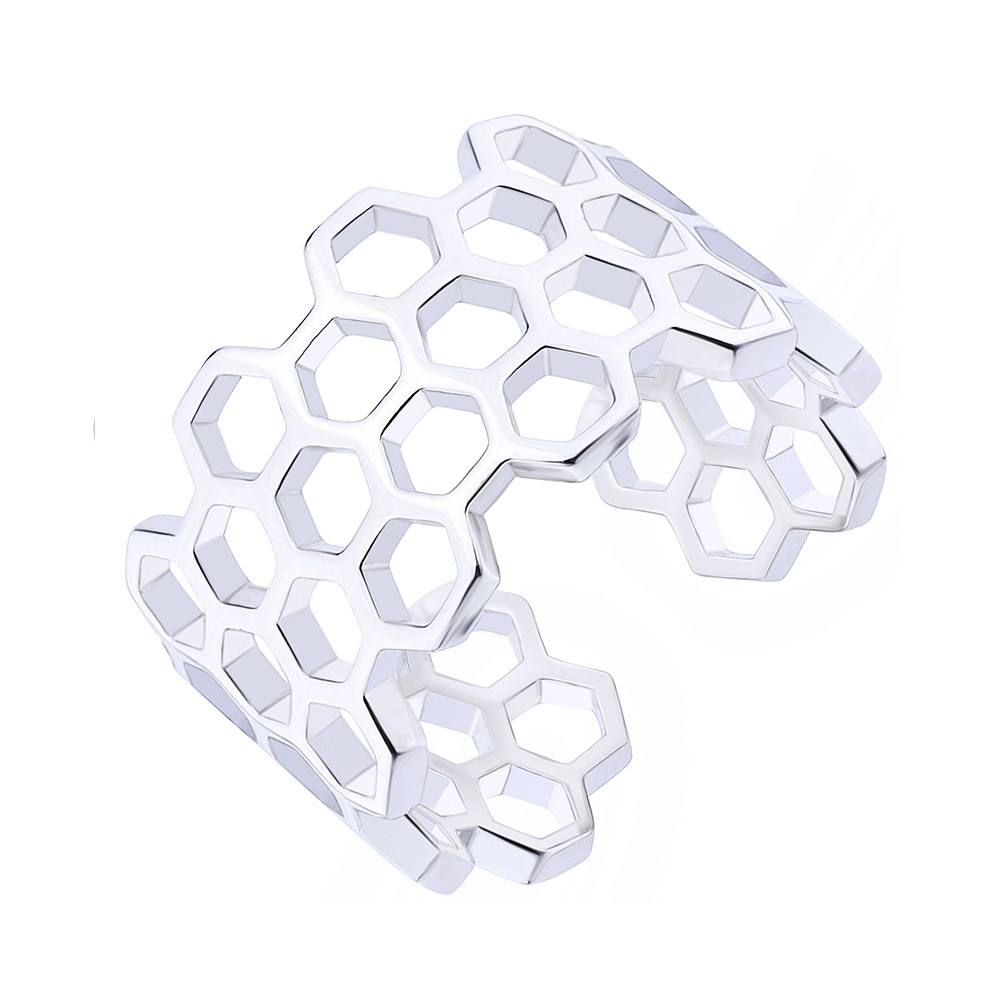 

Серебряное кольцо Silvex925 "Соты" К2/1119-17