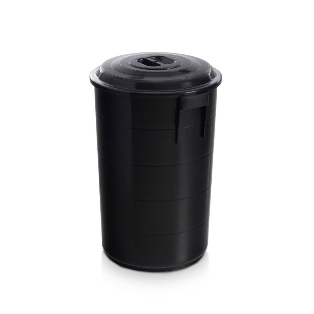 

Урна пластик черная 120л VIDA CU-120N 22178