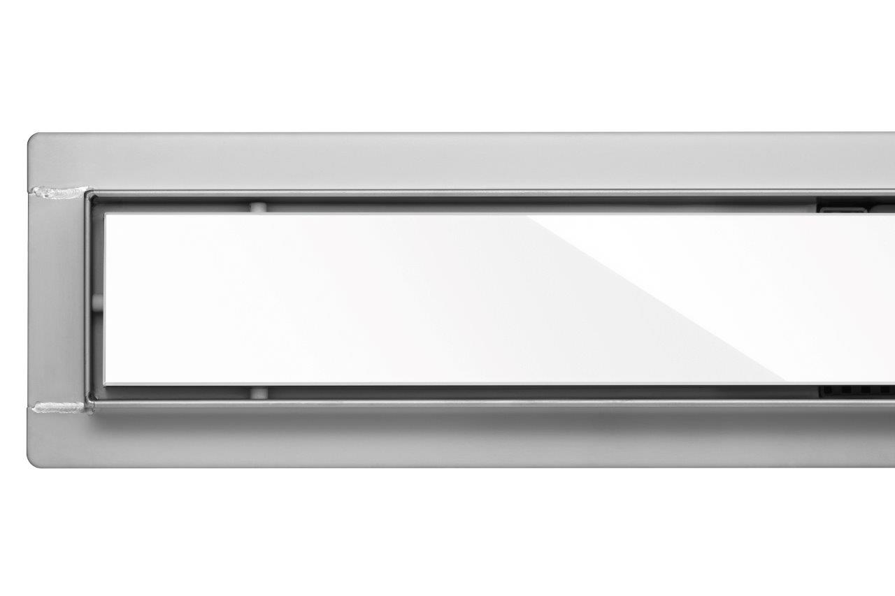 

Трап линейный для душа с сухим затвором Fala White Glass 70см (75382)