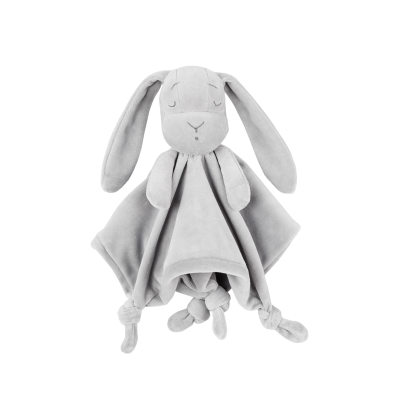 

Мягкая игрушка комфортер Effiki Кролик Doudou серый
