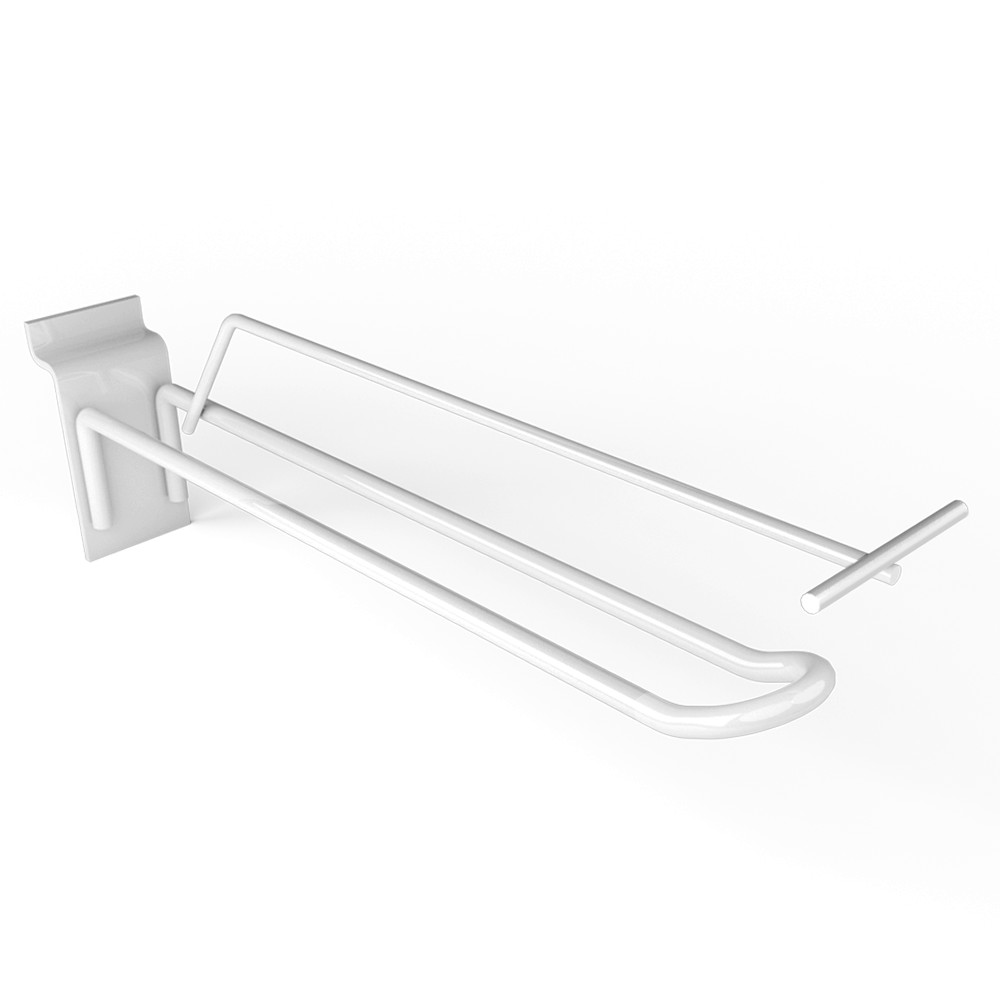 Крючок торговый усиленный с ценникодержателем двойной на экономпанель ...