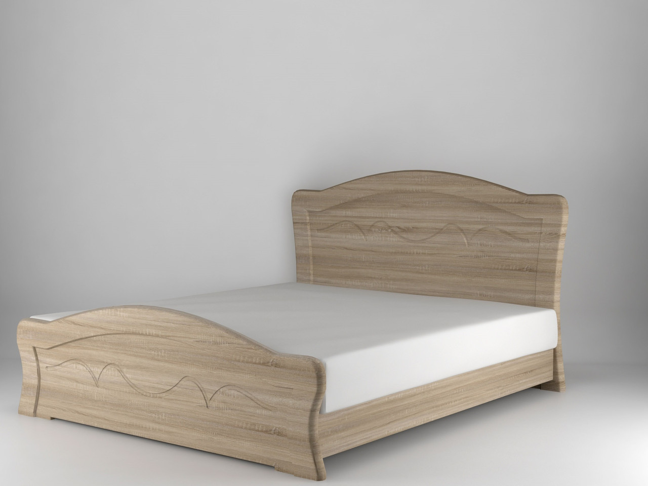 

Кровать Неман Виолетта с пружинными подъемниками 180x200 дуб сонома