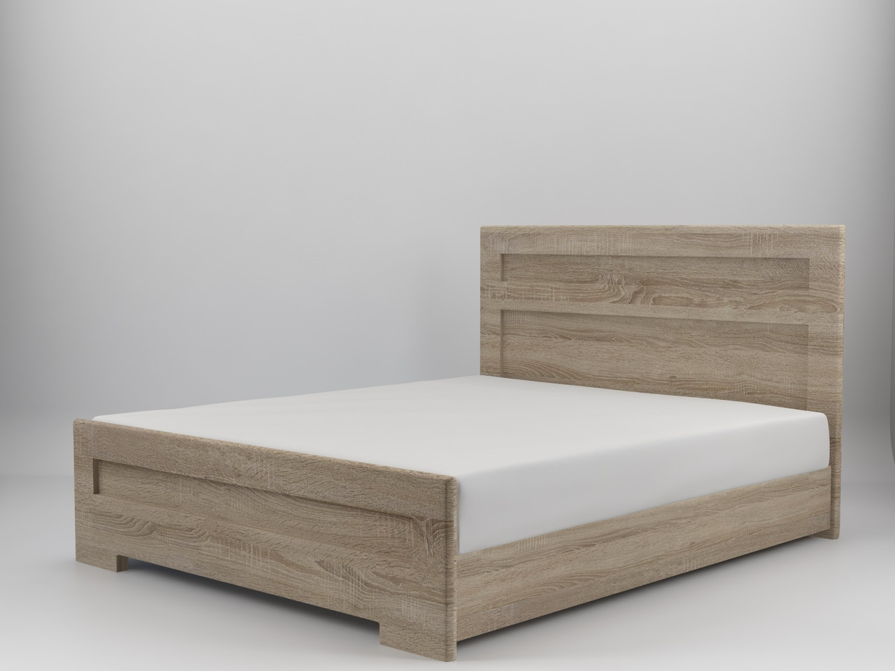 

Кровать Неман Кармен 140x200 дуб сонома