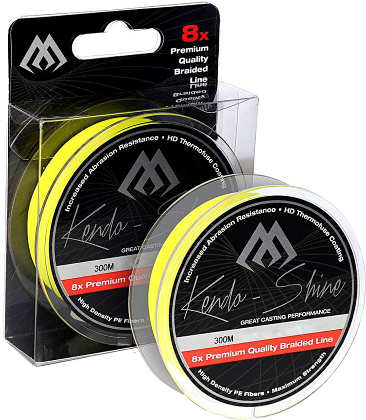 

Шнур Mikado Kendo Shine 8-Braid 300 м 0.23 мм 21.75 кг Жёлтый (ZKS00Y-300-023)