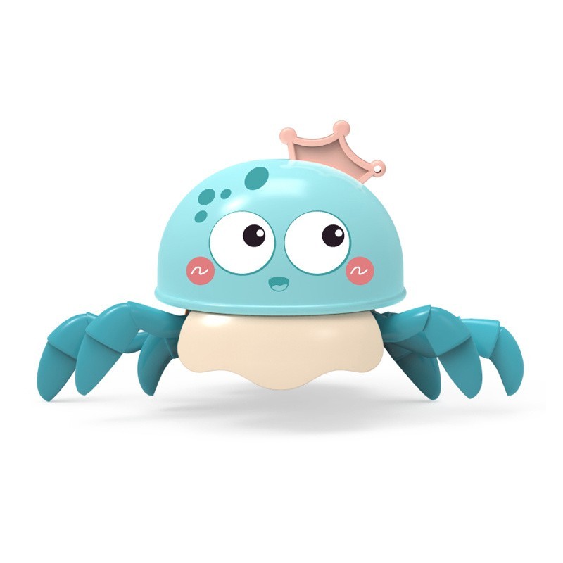 Заводная игрушка Медуза Cute Jellyfish плавает и ходит голубая HN166 ...