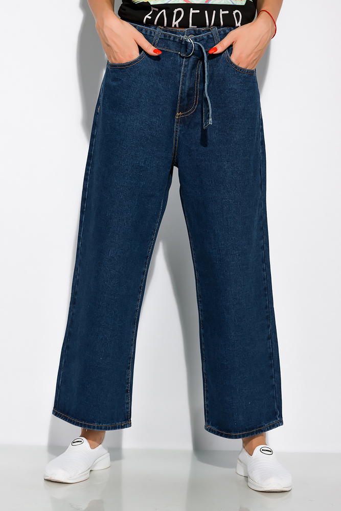 

Джинсы расклешенные и укороченные Time of Style 120PTNL030  Синий, Джинсы расклешенные и укороченные Time of Style 120PTNL030 28 Синий