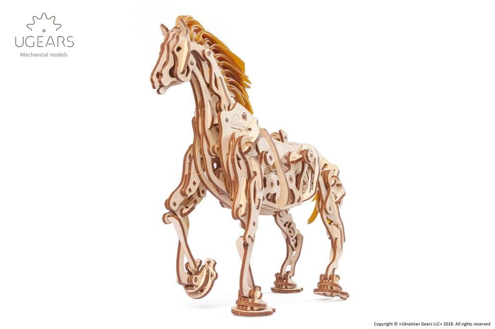 

Механический 3D Конструктор "Конь-Механоид" от Ugears (410 деталей)