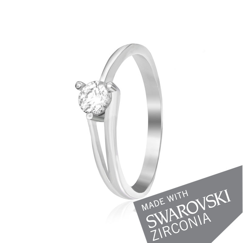 

Серебряное кольцо с цирконием Silvex925 SWAROVSKI ZIRCONIA К2С/037 - 17