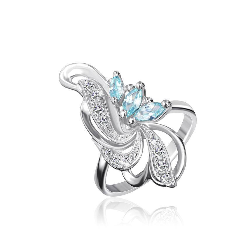 

Серебряное кольцо с фианитом Silvex925 КК2ФТ1/006 - 18