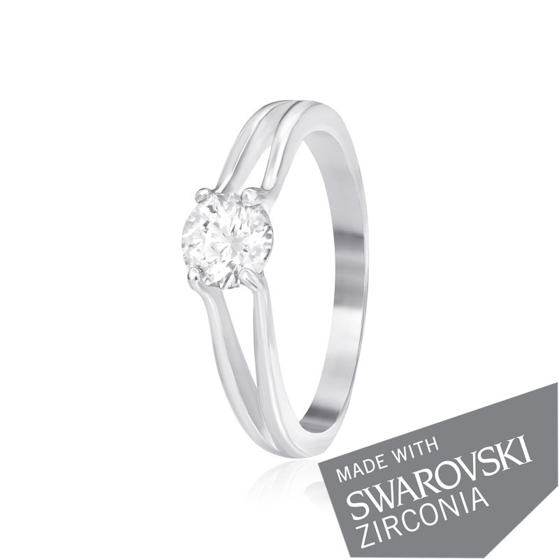 

Серебряное кольцо с цирконием Silvex925 SWAROVSKI ZIRCONIA К2С/704 - 18