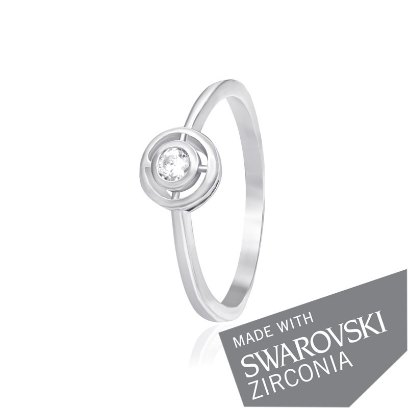 

Серебряное кольцо с цирконием Silvex925 SWAROVSKI ZIRCONIA КК2С/187 - 17,5