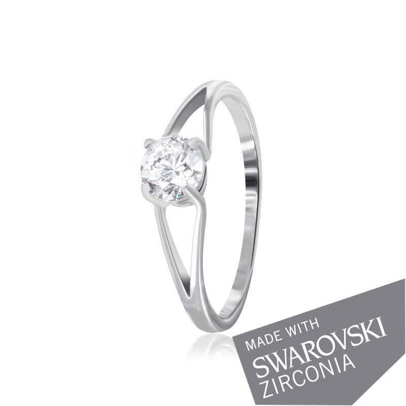 

Серебряное кольцо с цирконием Silvex925 SWAROVSKI ZIRCONIA К2С/839 - 18,5