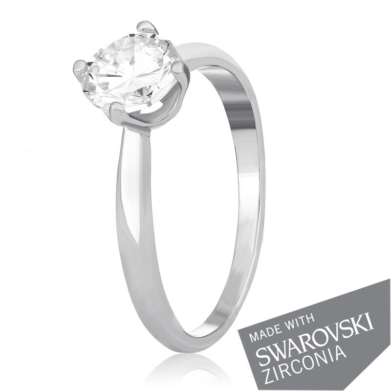 

Серебряное кольцо с цирконием Silvex925 SWAROVSKI ZIRCONIA К2С/714 - 17