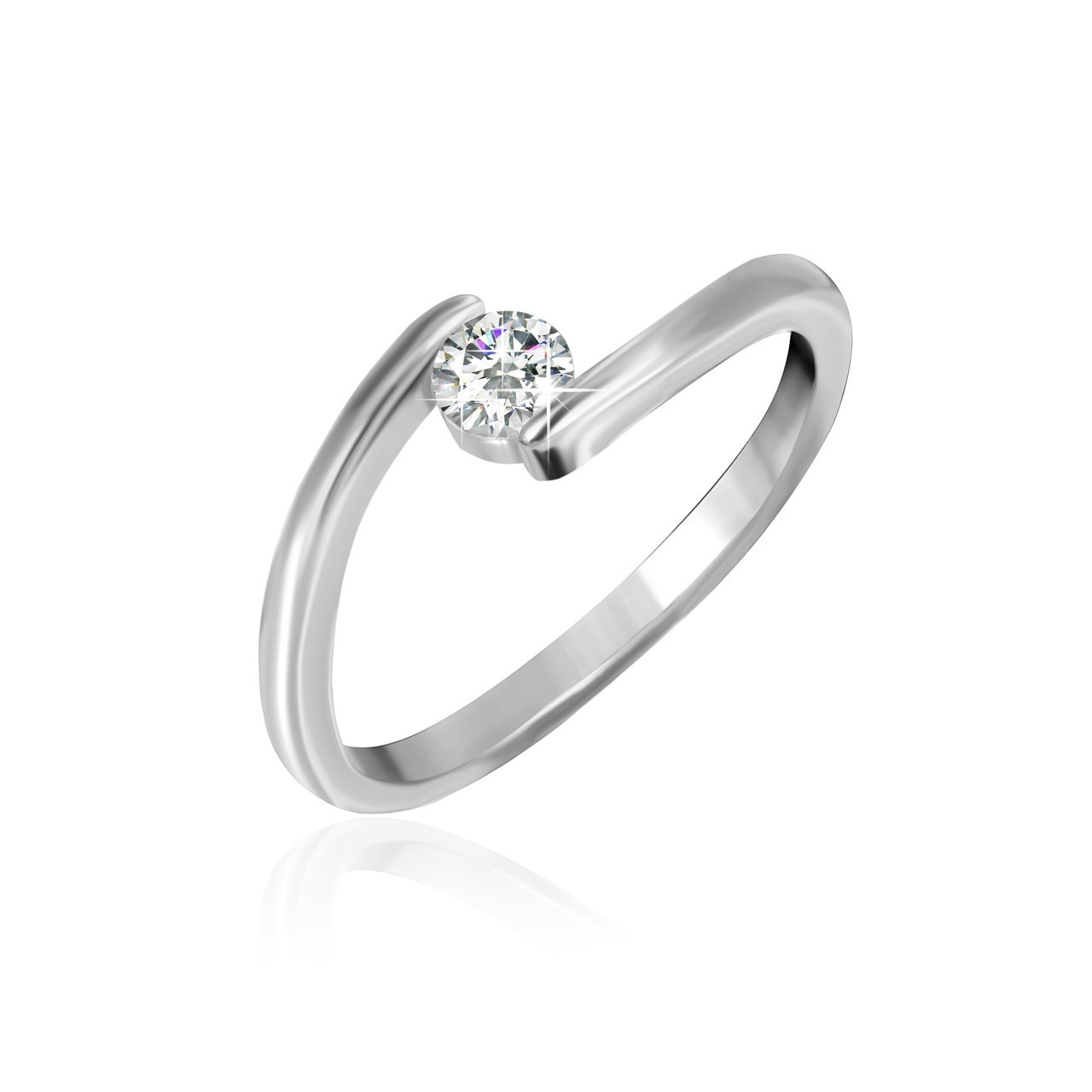 

Серебряное кольцо с фианитом Silvex925 К2Ф/713 - 18