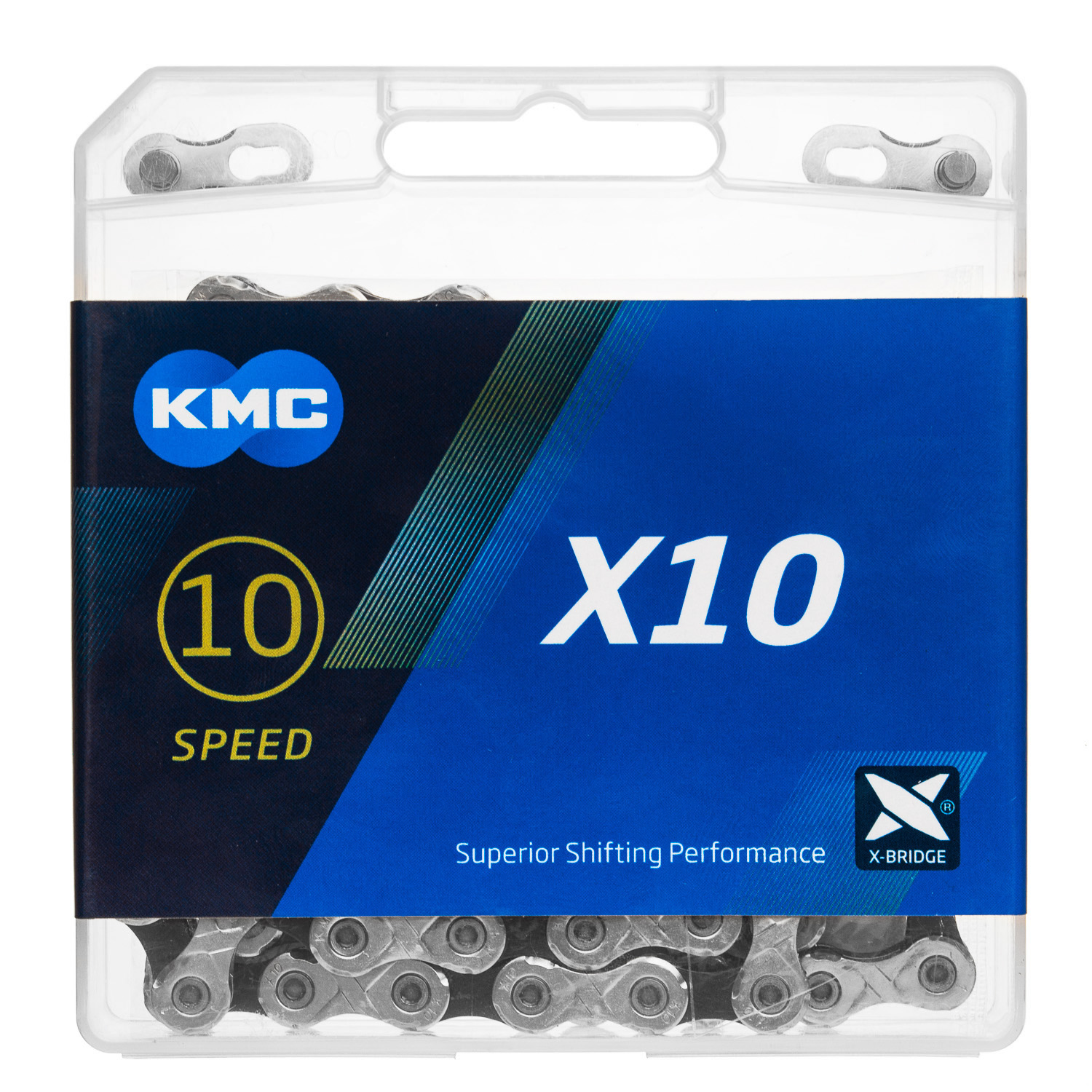 

Ланцюг велосипедний KMC X10 з замком (KMC_X10)