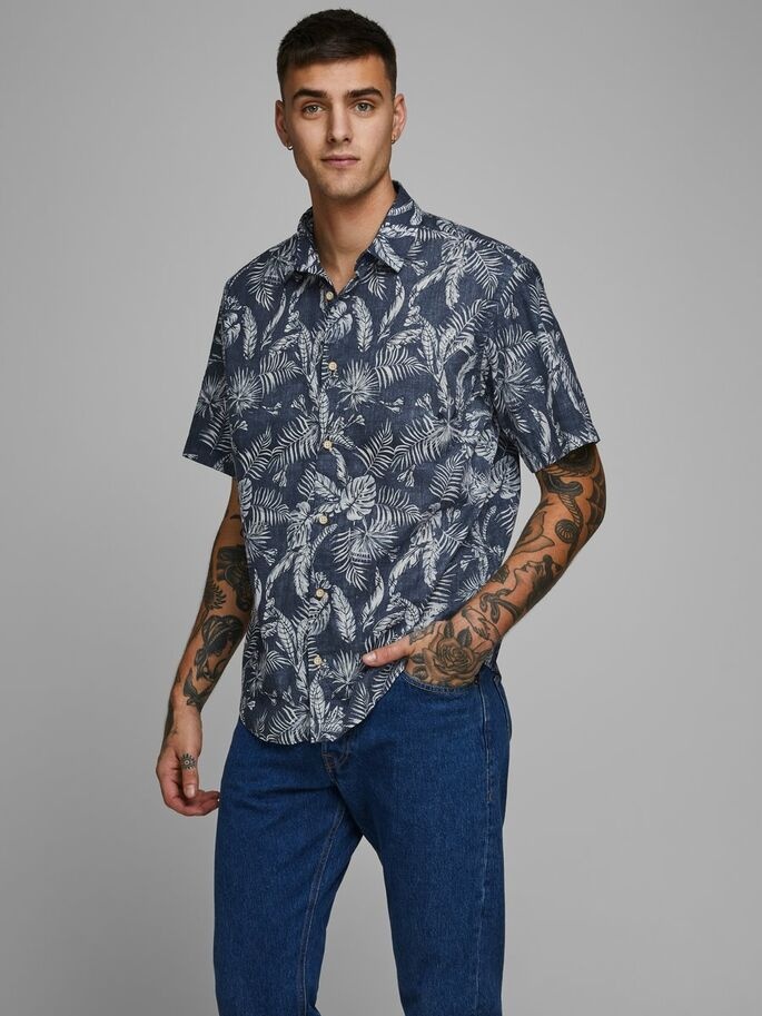 

Рубашка Jack & Jones  Синий 12170461NavyBlazer, Рубашка Jack & Jones M Синий 12170461NavyBlazer