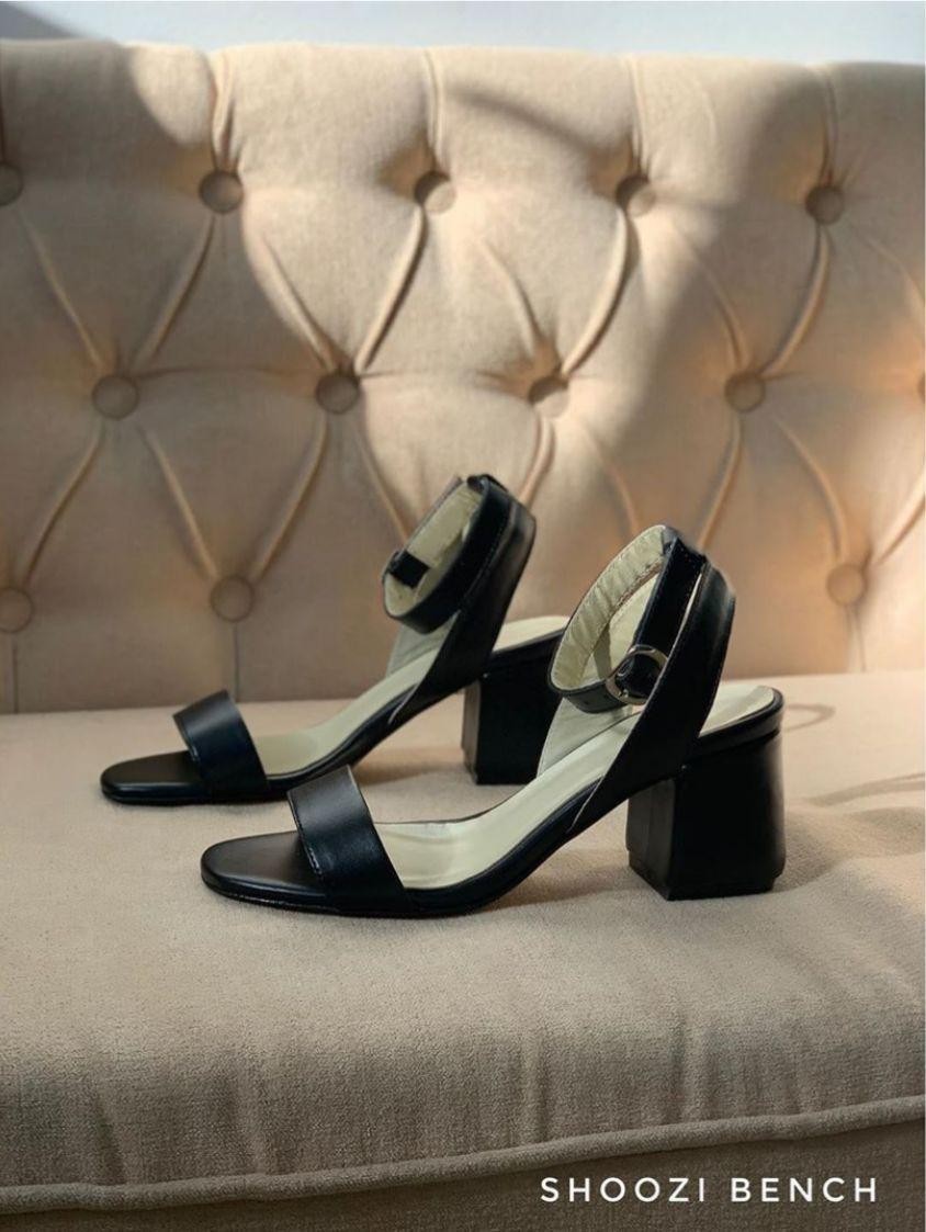 

Босоножки женские кожаные на каблуке Shoozi bench LUISA 38 черные