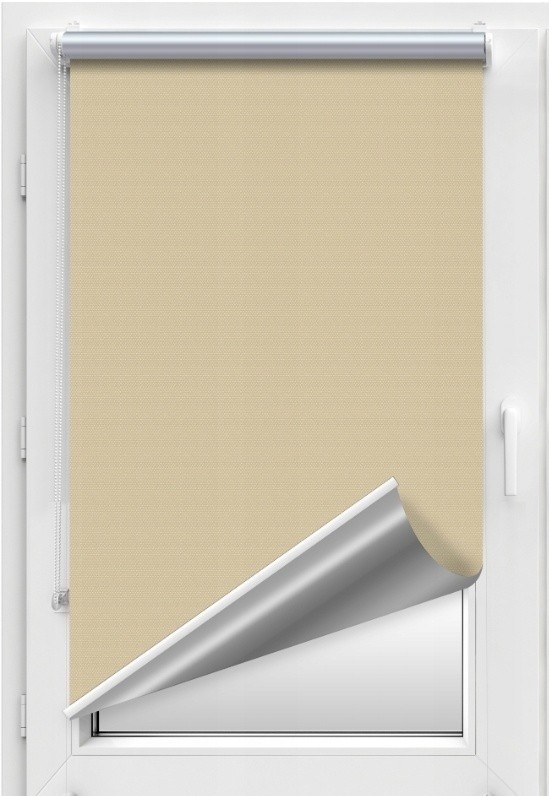 

Ролета Roll Star 80x180 см Термо ВО Блэкаут Бежевый (17)