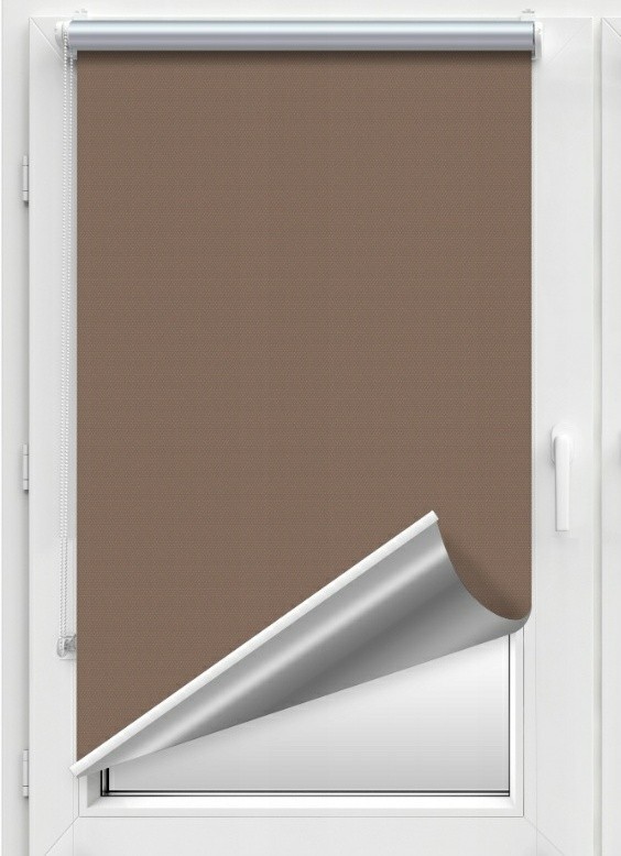 

Ролета Roll Star 175x180 см Термо ВО Блэкаут Шоколадный (16 )