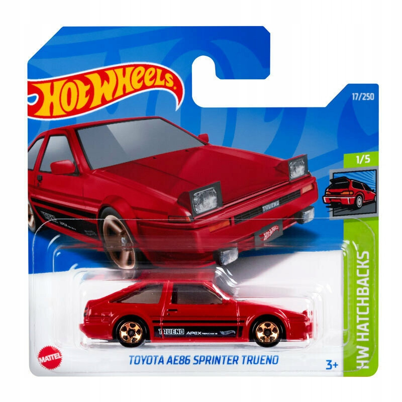 Машинка Хот Вилс 1:64 Toyota AE86 Sprinter Trueno коллекция HW ...