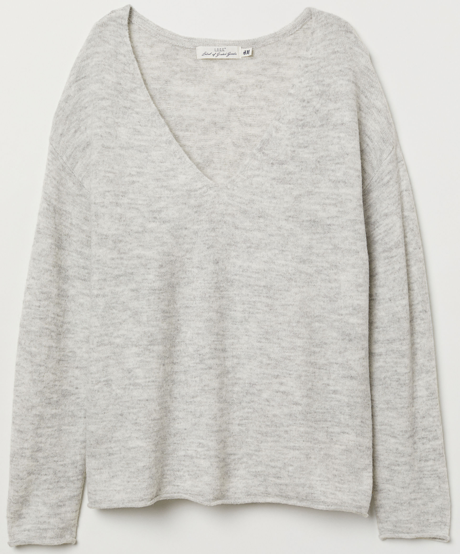 

Пуловер H&M L.O.G.G. 0519847-01  Светло-серый, Пуловер H&M L.O.G.G. 0519847-01 XS Светло-серый