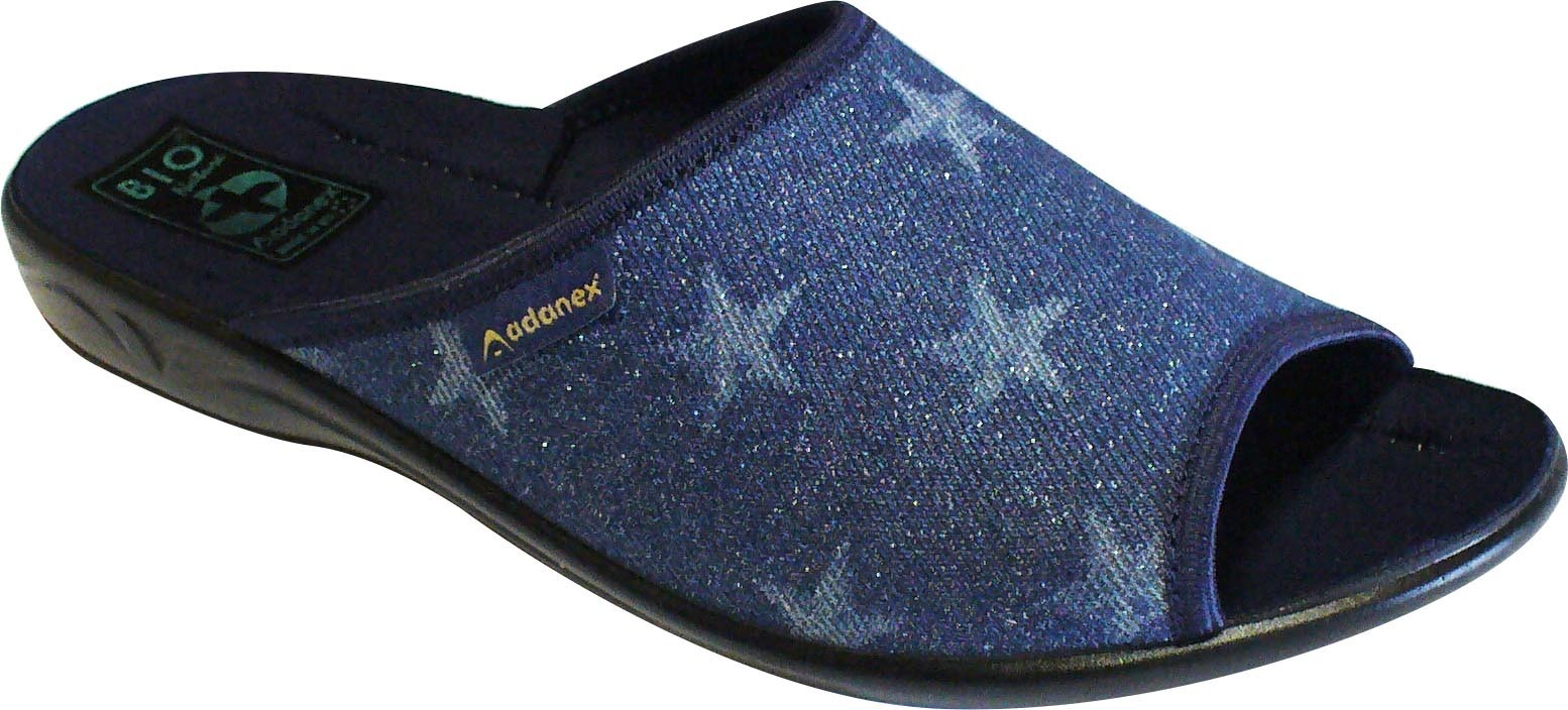 

Женские комнатные тапочки Adanex 24671 39 синий