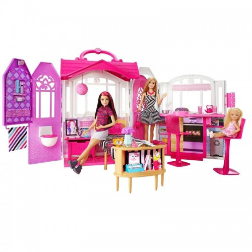 

Кукольный домик для Барби с мебелью Mattel Barbie Glam Getaway House (CHF54)