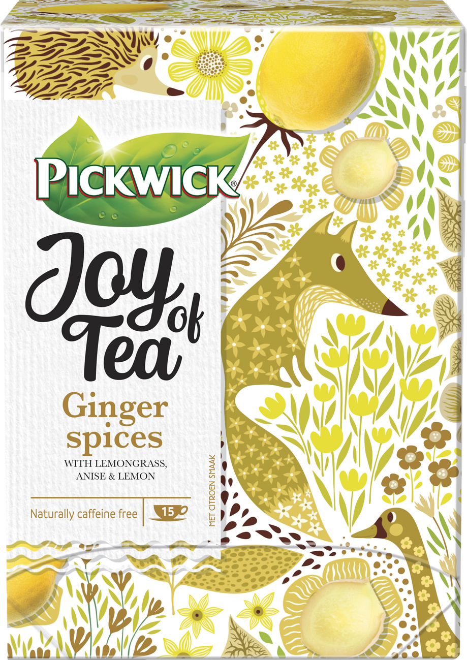 Чай травяной пакетированный Pickwick Joy of Tea Ginger spices 1.75 г х ...