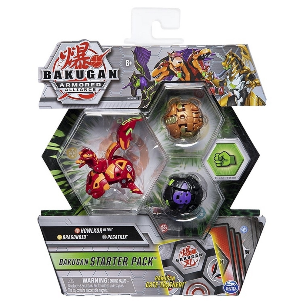 

Игровые наборы Spin Master Bakugan Armored Alliance Набор из трех бакуганов Холкор Пайрус (SM64424-18)