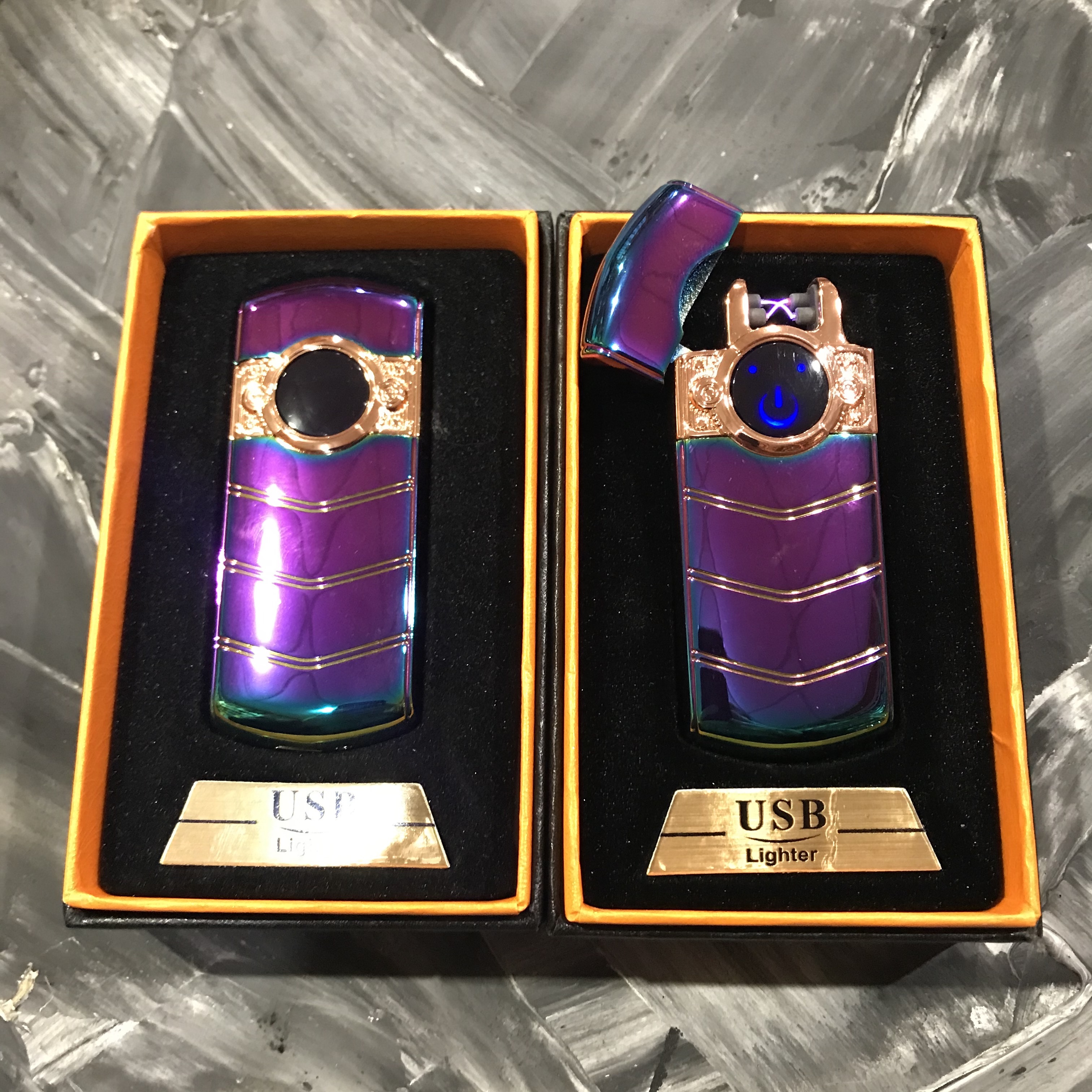 

Зажигалка Usb 2-Ой Электроимпульс 42582 Хамелеон Глянец