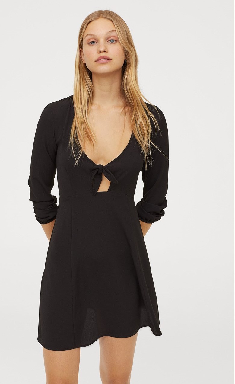 

Платье H&M 71072895  Черное, Платье H&M 71072895 36 Черное