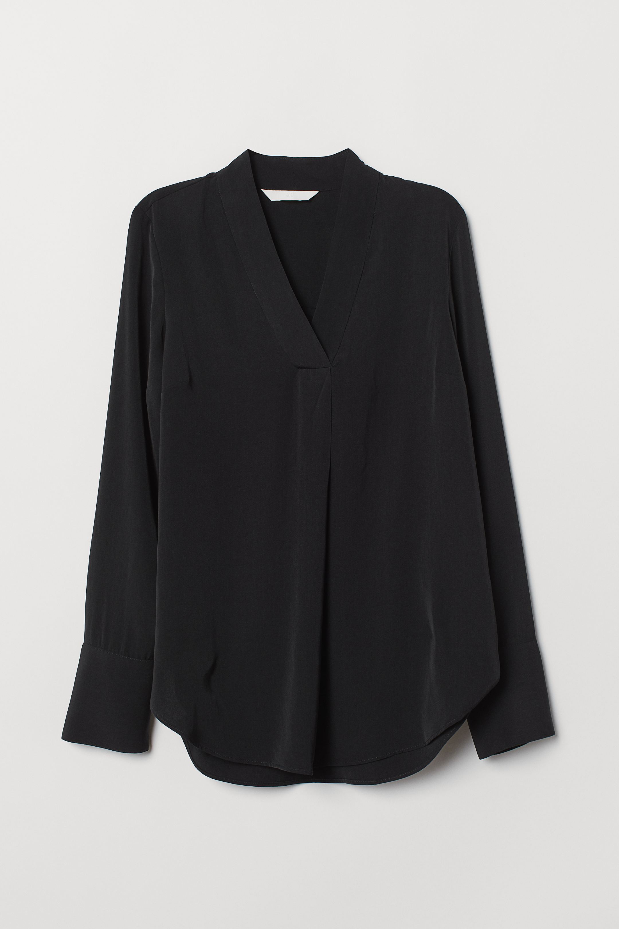

Блузка H&M 73995395 38 Черная