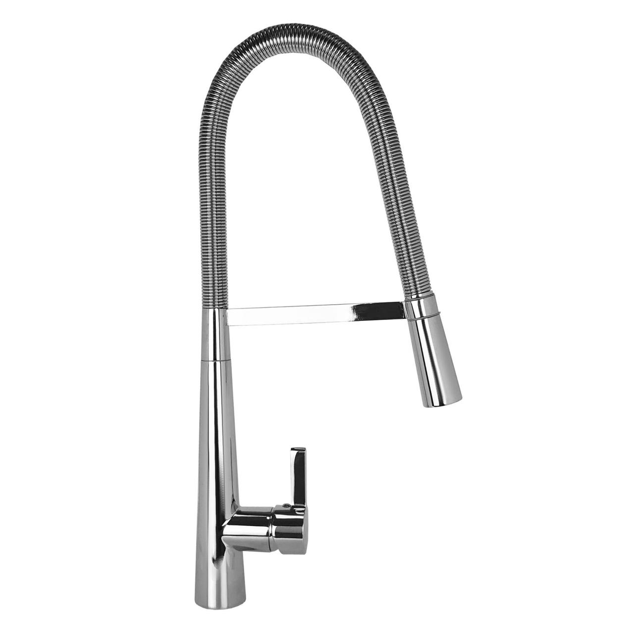 

Смеситель кухонный Globus Lux LAZER GLLR-1032 с пружинным изливом
